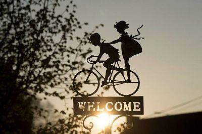 Bienvenida en bici